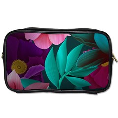 flowers, Mate, Pink, Purple, Stock Wall Toiletries Bag (Two Sides)