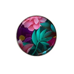 Flowers, Mate, Pink, Purple, Stock Wall Hat Clip Ball Marker (10 Pack) by nateshop