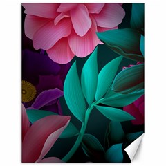 Flowers, Mate, Pink, Purple, Stock Wall Canvas 12  X 16  by nateshop