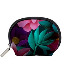 flowers, Mate, Pink, Purple, Stock Wall Accessory Pouch (Small)