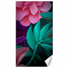 Flowers, Mate, Pink, Purple, Stock Wall Canvas 40  X 72  by nateshop
