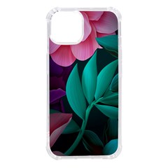 Flowers, Mate, Pink, Purple, Stock Wall Iphone 14 Tpu Uv Print Case by nateshop