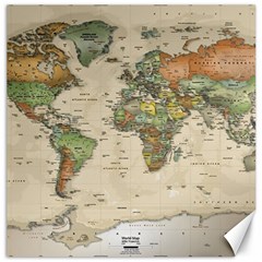 Vintage World Map Aesthetic Canvas 20  X 20  by Cemarart