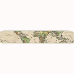 Vintage World Map Aesthetic Small Bar Mat