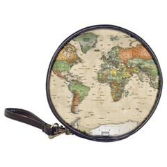 Vintage World Map Aesthetic Classic 20-cd Wallets