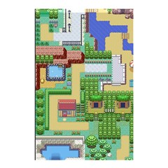 Pixel Map Game Shower Curtain 48  X 72  (small)  by Cemarart