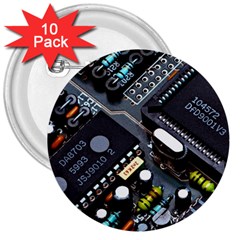 Motherboard Board Circuit Electronic Technology 3  Buttons (10 Pack) 