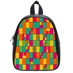 Abstract-background School Bag (small) by nateshop