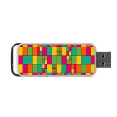 Abstract-background Portable USB Flash (Two Sides)