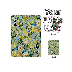 Background-flowers Playing Cards 54 Designs (mini) by nateshop