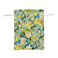 Background-flowers Lightweight Drawstring Pouch (l) by nateshop