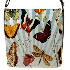 Butterfly-love Flap Closure Messenger Bag (s) by nateshop