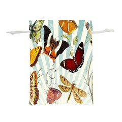 Butterfly-love Lightweight Drawstring Pouch (l) by nateshop