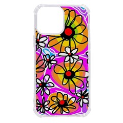 Mazipoodles Love Flowers - Rainbow Iphone 13 Pro Max Tpu Uv Print Case by Mazipoodles