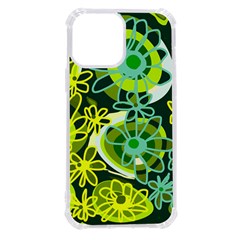 Mazipoodles Love Flowers - Green Lemon Duck Egg Blue Iphone 13 Pro Max Tpu Uv Print Case by Mazipoodles