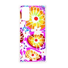 Mazipoodles Love Flowers - Rainbow White Samsung Galaxy Note 20 Tpu Uv Case by Mazipoodles