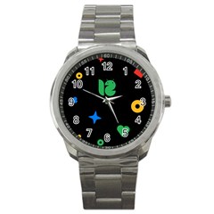 Wallpaper Sport Metal Watch