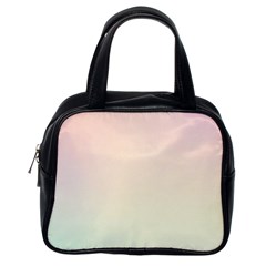 Pastel , Purple, Pink, Blue, Light, Mix Classic Handbag (one Side)