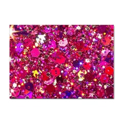 Pink Glitter, Cute, Girly, Glitter, Pink, Purple, Sparkle Sticker A4 (100 pack)