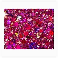 Pink Glitter, Cute, Girly, Glitter, Pink, Purple, Sparkle Small Glasses Cloth (2 Sides) by nateshop