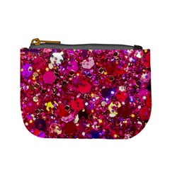 Pink Glitter, Cute, Girly, Glitter, Pink, Purple, Sparkle Mini Coin Purse