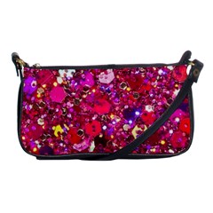 Pink Glitter, Cute, Girly, Glitter, Pink, Purple, Sparkle Shoulder Clutch Bag