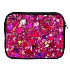 Pink Glitter, Cute, Girly, Glitter, Pink, Purple, Sparkle Apple iPad 2/3/4 Zipper Cases