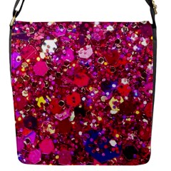 Pink Glitter, Cute, Girly, Glitter, Pink, Purple, Sparkle Flap Closure Messenger Bag (s) by nateshop