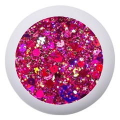 Pink Glitter, Cute, Girly, Glitter, Pink, Purple, Sparkle Dento Box With Mirror