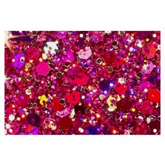 Pink Glitter, Cute, Girly, Glitter, Pink, Purple, Sparkle Banner and Sign 6  x 4 