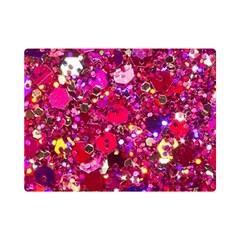 Pink Glitter, Cute, Girly, Glitter, Pink, Purple, Sparkle Premium Plush Fleece Blanket (Mini)