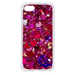 Pink Glitter, Cute, Girly, Glitter, Pink, Purple, Sparkle Iphone Se by nateshop