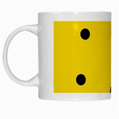 Punch Hole, Black Hole White Mug by nateshop