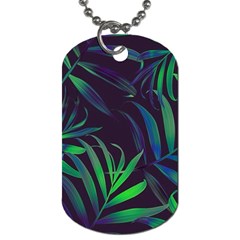 Tree Leaves Dog Tag (one Side)