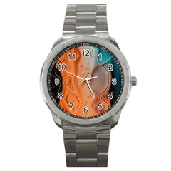 Water Screen Sport Metal Watch