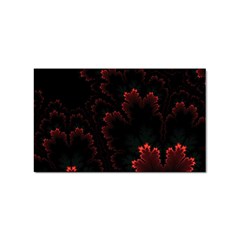 Amoled Red N Black Sticker Rectangular (100 Pack) by nateshop