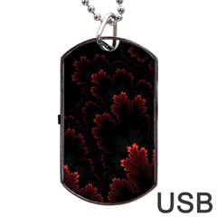 Amoled Red N Black Dog Tag Usb Flash (two Sides) by nateshop