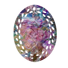 Abstract Waves Ornament (oval Filigree) by kaleidomarblingart