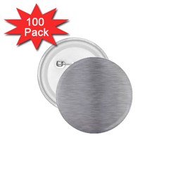 Aluminum Textures, Horizontal Metal Texture, Gray Metal Plate 1 75  Buttons (100 Pack)  by nateshop