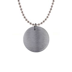 Aluminum Textures, Horizontal Metal Texture, Gray Metal Plate 1  Button Necklace by nateshop