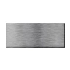 Aluminum Textures, Horizontal Metal Texture, Gray Metal Plate Hand Towel by nateshop