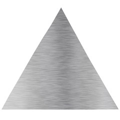 Aluminum Textures, Horizontal Metal Texture, Gray Metal Plate Wooden Puzzle Triangle by nateshop