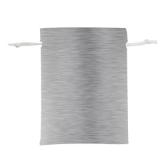 Aluminum Textures, Horizontal Metal Texture, Gray Metal Plate Lightweight Drawstring Pouch (m) by nateshop