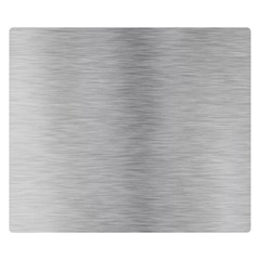 Aluminum Textures, Horizontal Metal Texture, Gray Metal Plate Premium Plush Fleece Blanket (small) by nateshop