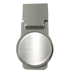 Aluminum Textures, Polished Metal Plate Money Clips (Round) 