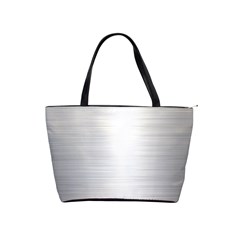 Aluminum Textures, Polished Metal Plate Classic Shoulder Handbag