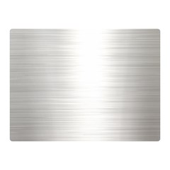 Aluminum Textures, Polished Metal Plate Two Sides Premium Plush Fleece Blanket (Mini)