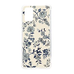 Blue Vintage Background, Blue Roses Patterns Samsung Galaxy S20plus 6 7 Inch Tpu Uv Case by nateshop