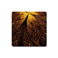 Gold, Golden Background Square Magnet by nateshop