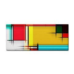 Multicolored Retro Abstraction%2 Hand Towel by nateshop